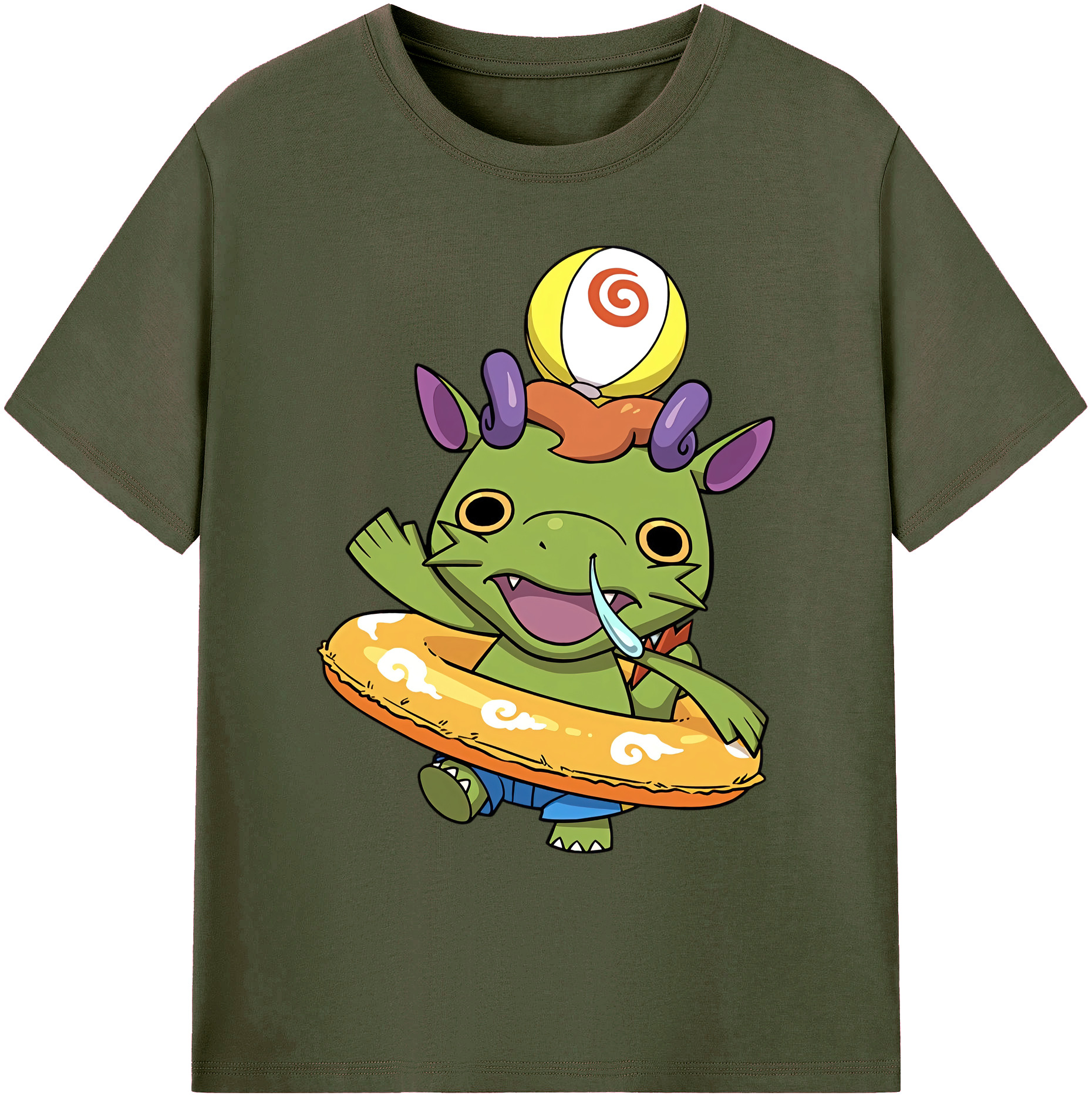 （画像用） 妖怪ウォッチ Yo-kai Watch 綿100％ メンズ半袖Tシャツ｜肌触りやわらか＆通気性